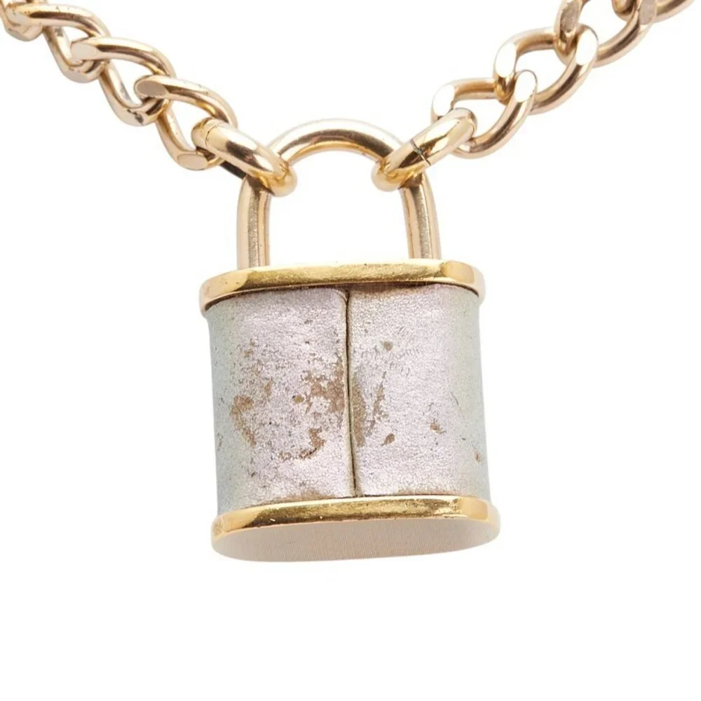 CHANEL Gold Logo Necklace - Picture 3 of 8